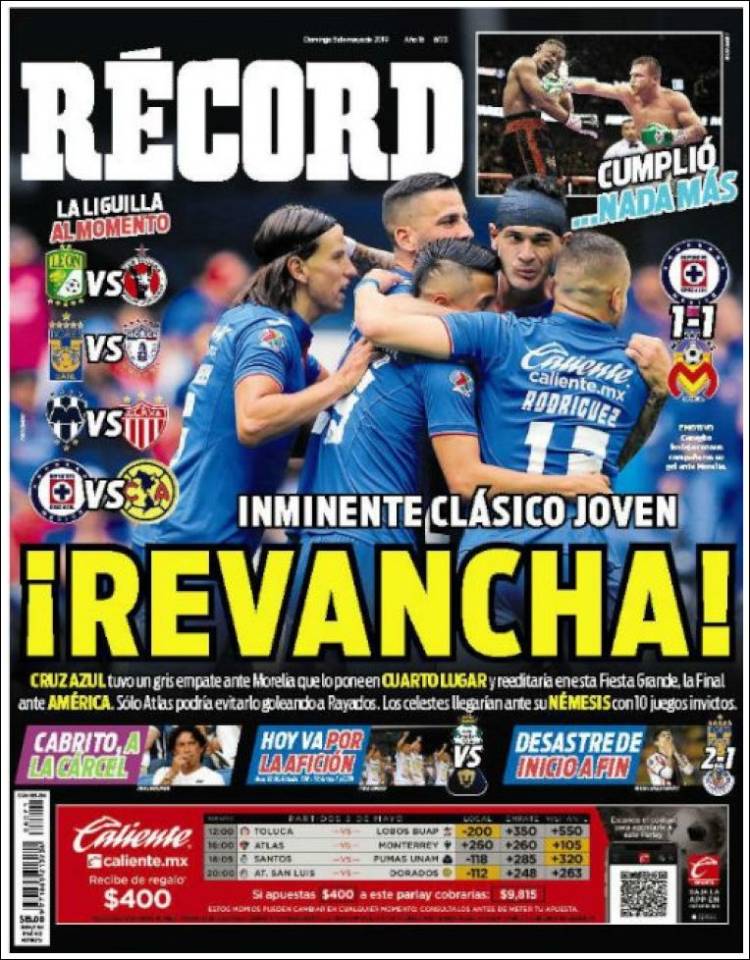 Portada de Record (M&eacute;xico)