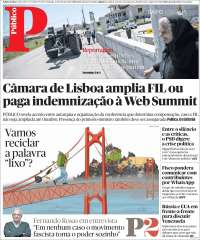 Portada de Público (Portugal)