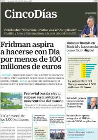 Portada de Cinco Días (Espa&ntilde;a)
