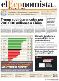 Portada de El Economista (Espa&ntilde;a)
