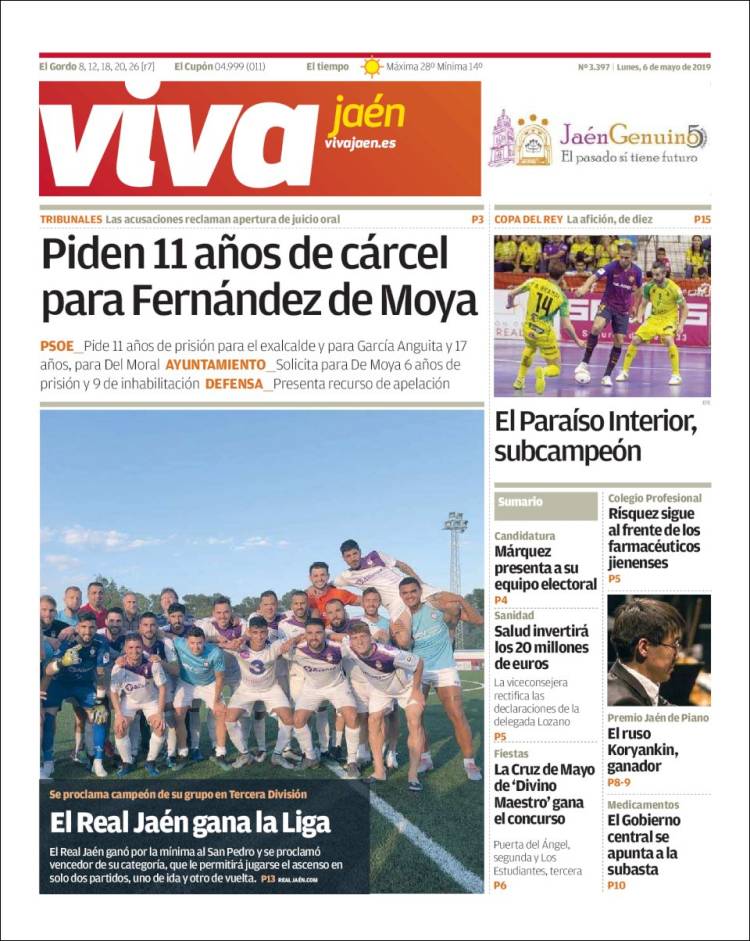 Portada de Viva Jaén (España)