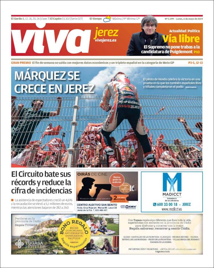 Portada de Viva Jerez (España)