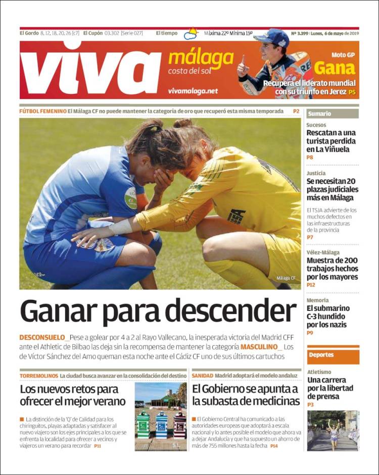 Portada de Viva Málaga (España)