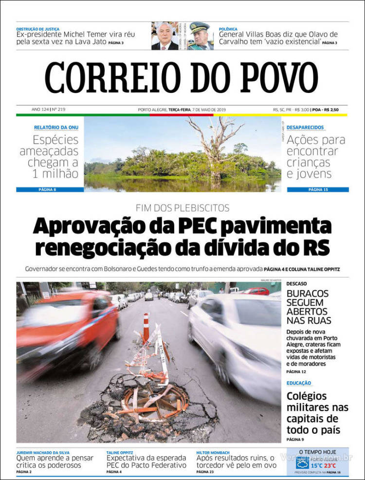 Portada de Correio Do Povo (Brasil)