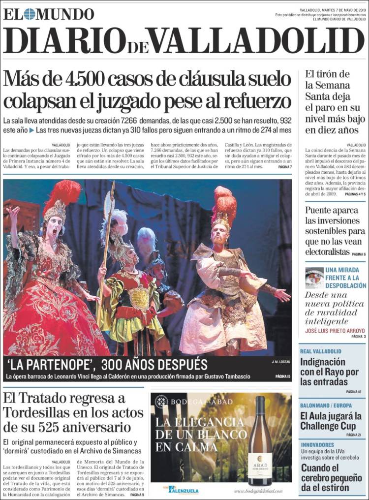 Portada de Diario de Valladolid (Espa&ntilde;a)