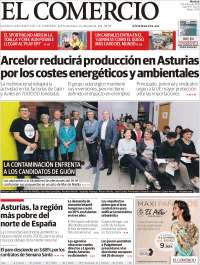 Portada de El Comercio - Gijón (Espa&ntilde;a)