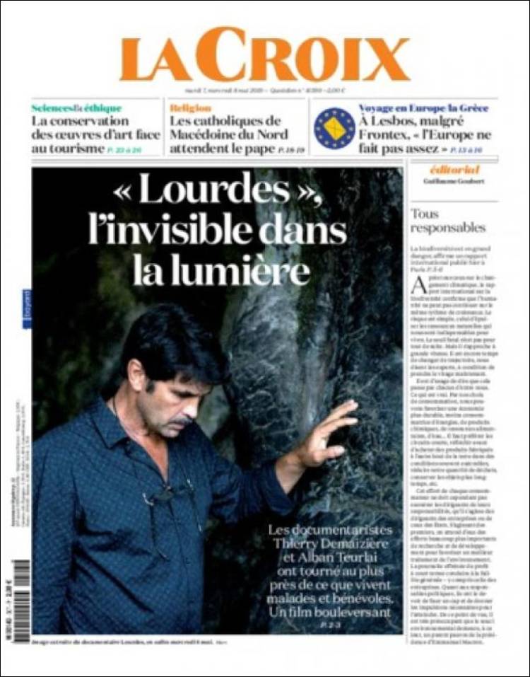 Portada de La Croix (Francia)