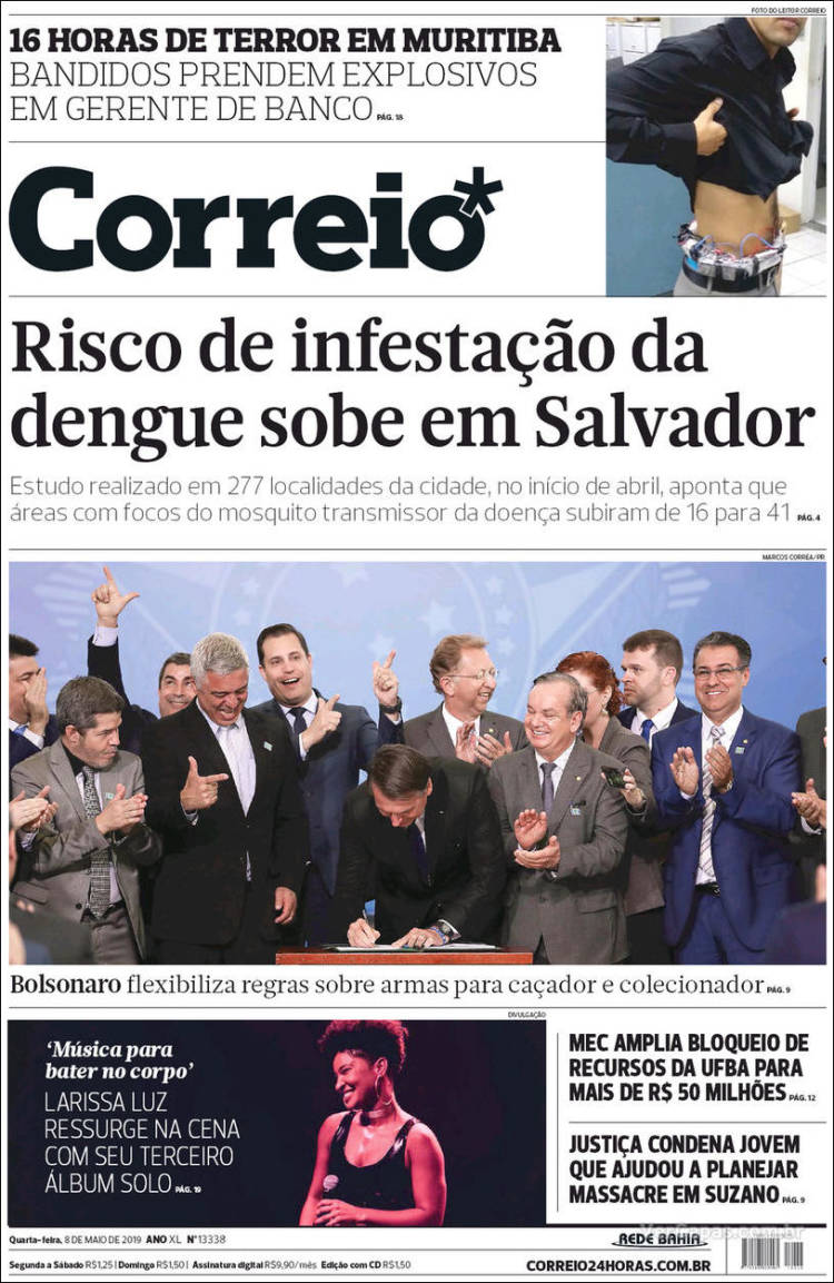 Portada de Correio* (Brasil)