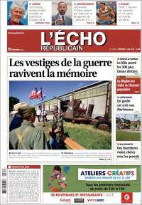 Portada de L'Echo Républicain (Francia)