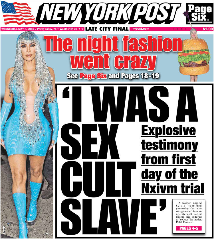 Portada de New York Post (USA)