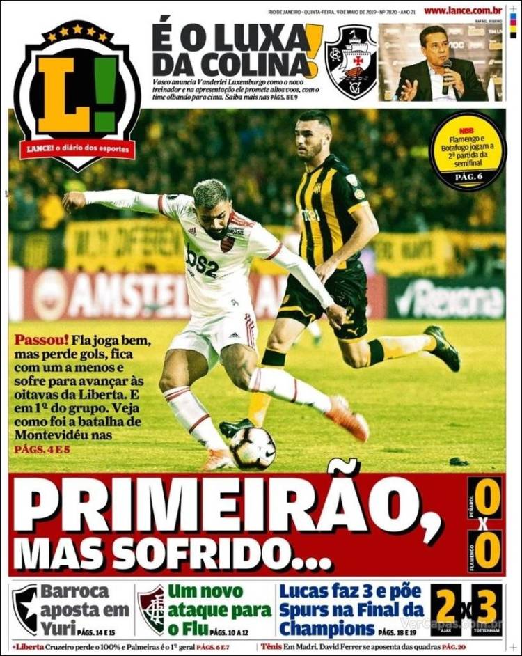 Portada de Lance! (Brasil)