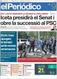 Portada de El Periódico (España)