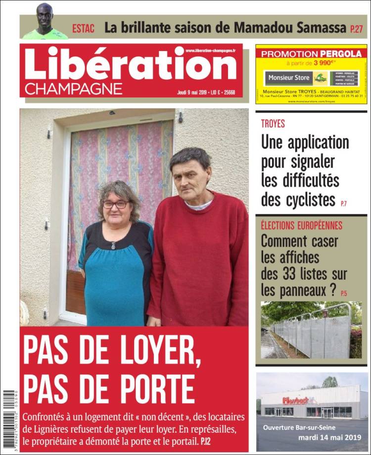 Portada de Libération Champagne (France)