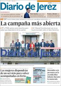 Portada de Diario de Jerez (España)