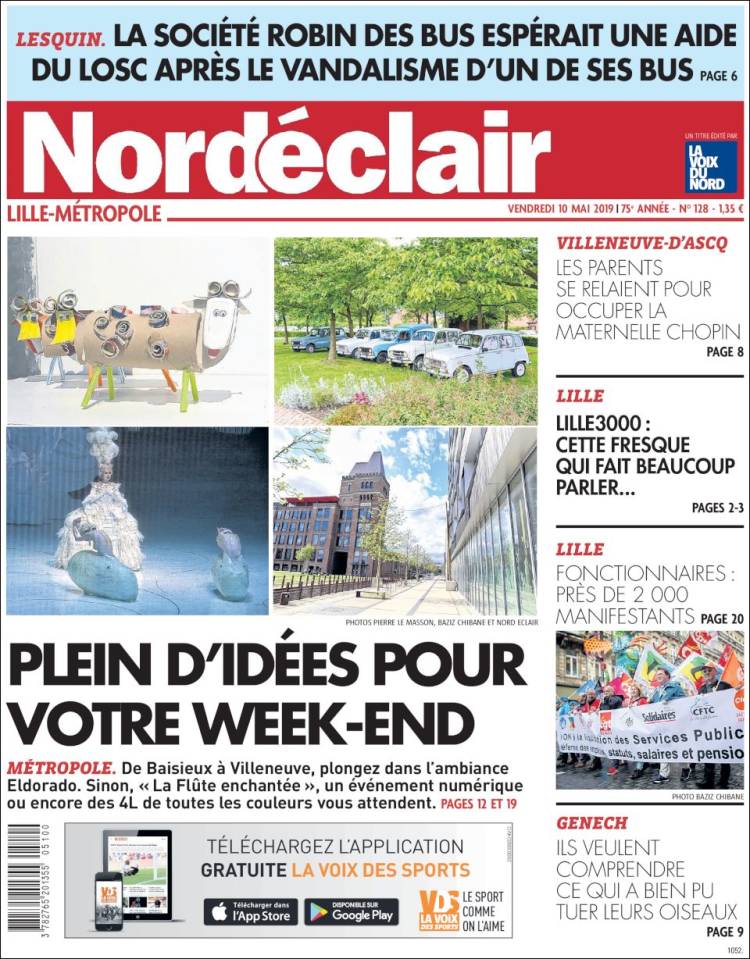 Portada de Nord Éclair (Francia)