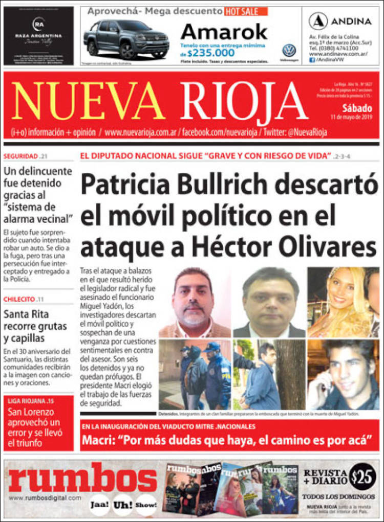 Portada de Nueva Rioja (Argentina)