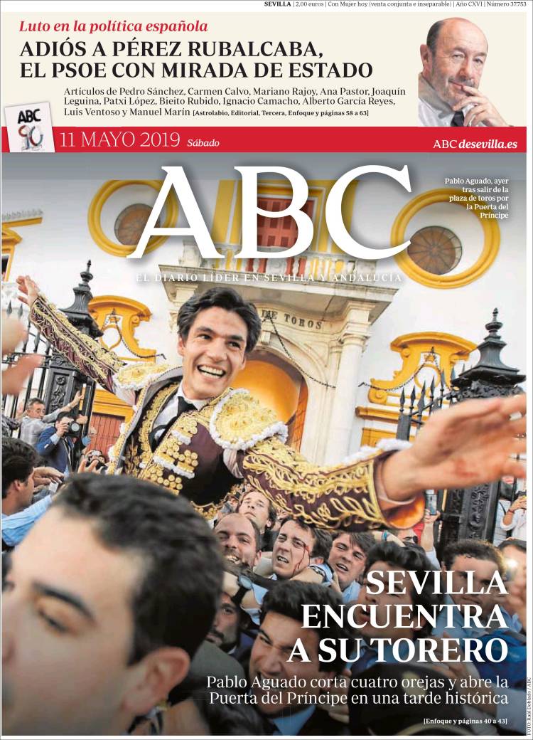 Portada de ABC - Sevilla (España)
