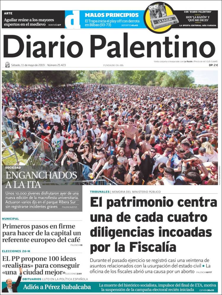 Portada de Diario Palentino (España)