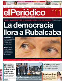 Portada de El Periódico (España)