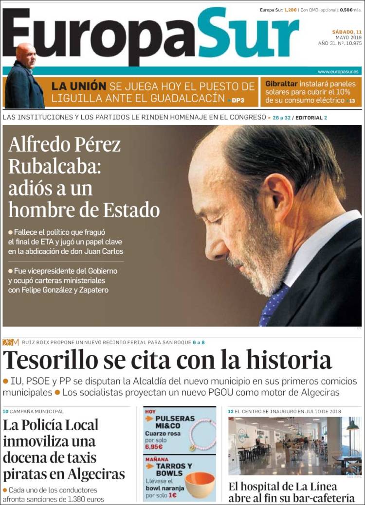 Portada de Europa Sur (España)
