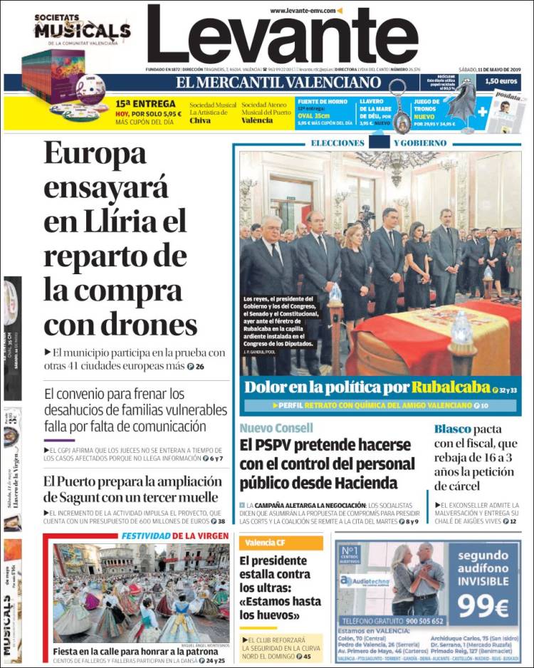 Portada de Levante (España)