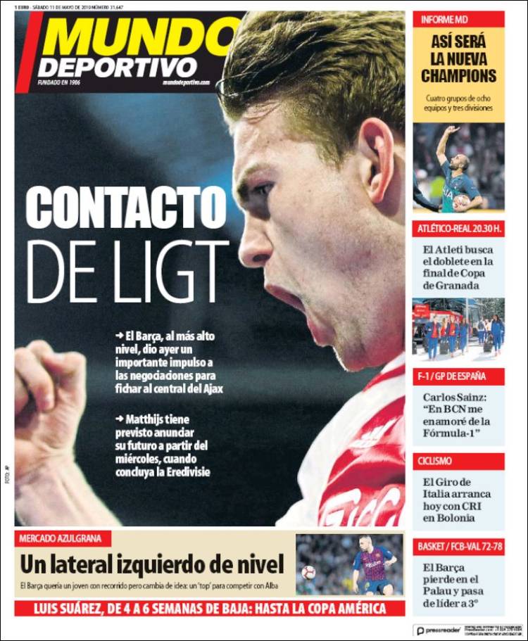 Portada de Mundo Atlético (España)