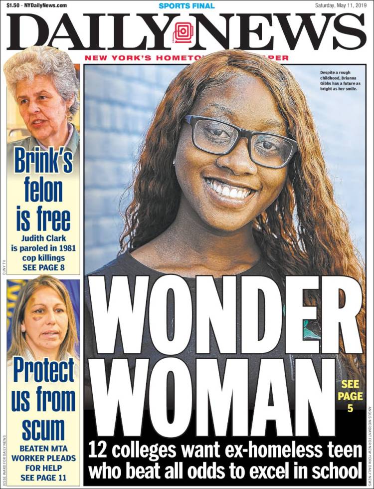 Portada de Daily News - New York (USA)