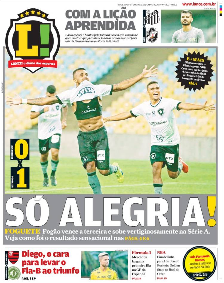 Portada de Lance! (Brasil)