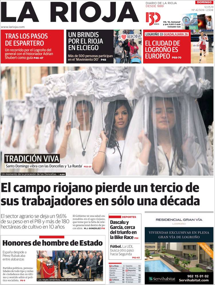 Portada de La Rioja (España)