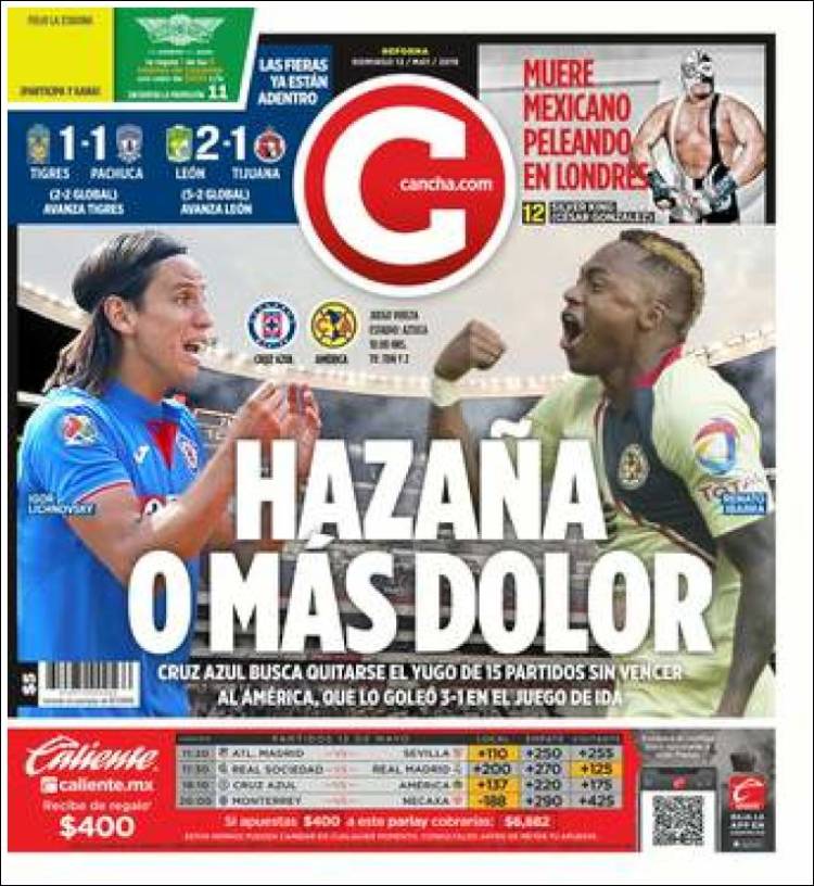 Portada de Cancha (México)