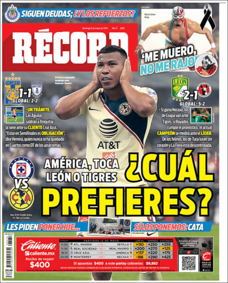 Portada de Record (México)