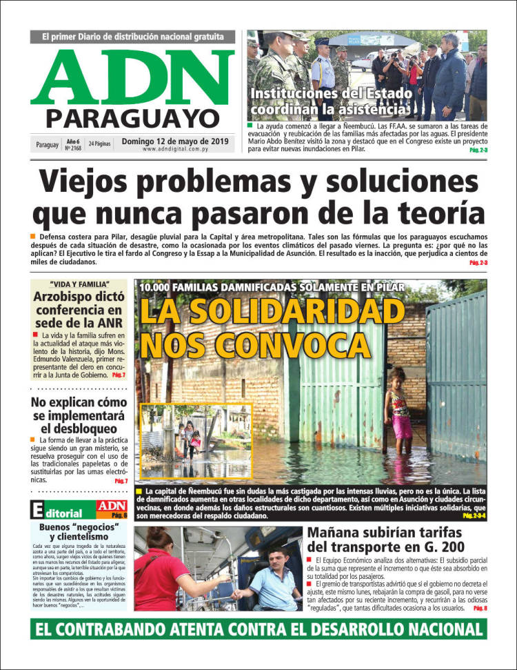 Portada de ADN Paraguayo (Paraguay)
