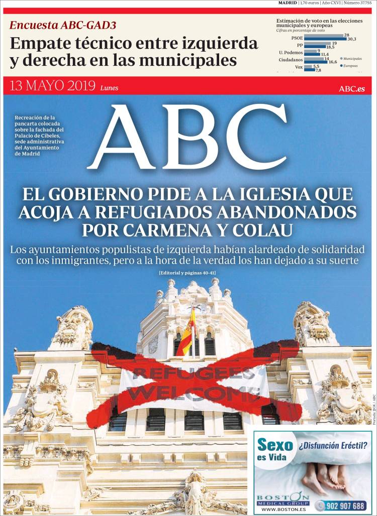 Portada de ABC (España)