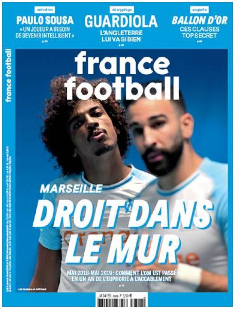 Portada de France Football (Francia)