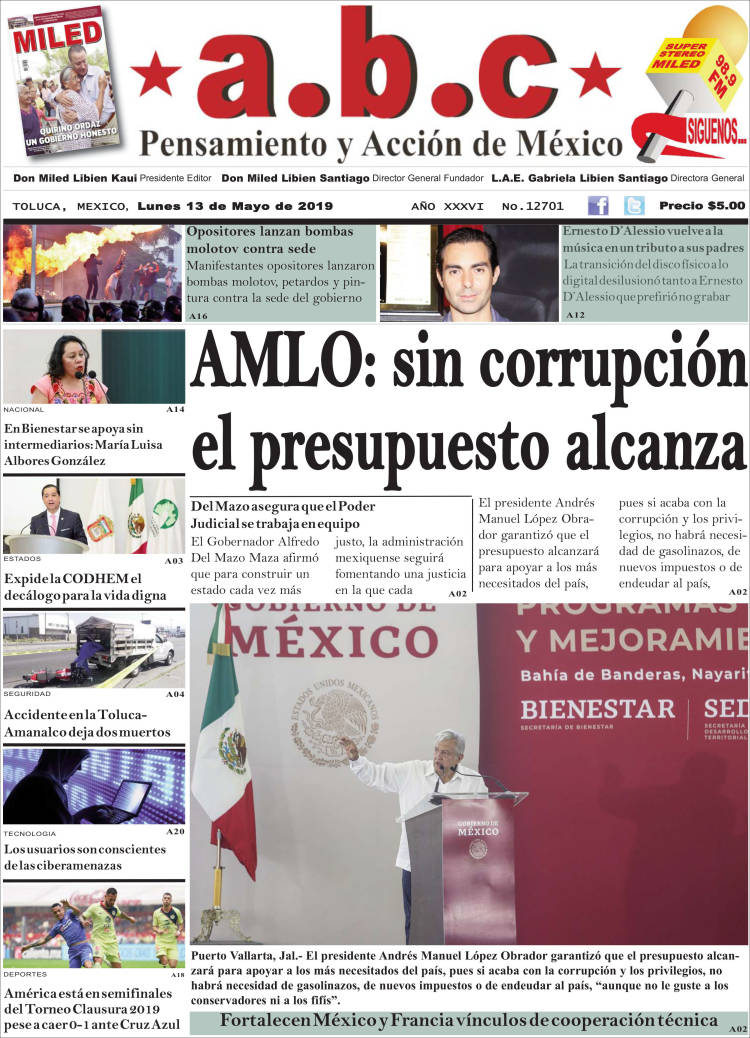 Portada de A.B.C.  (México)