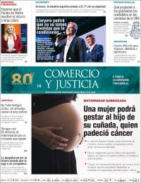 Portada de Comercio y Justicia (Argentina)