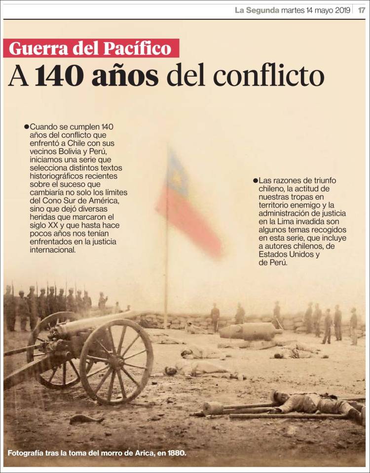Portada de La Segunda (Chile)