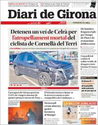 Portada de Diari de Girona (Espa&ntilde;a)