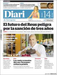 Portada de Diari de Tarragona (Espa&ntilde;a)