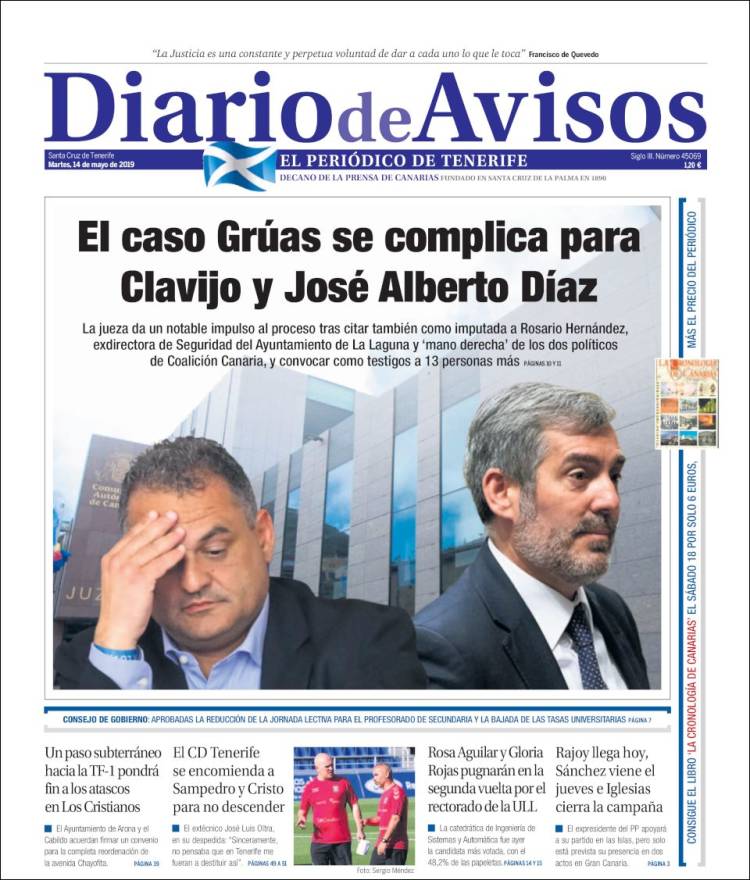 Portada de Diarios de Avisos (Espa&ntilde;a)