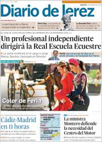 Portada de Diario de Jerez (Espa&ntilde;a)