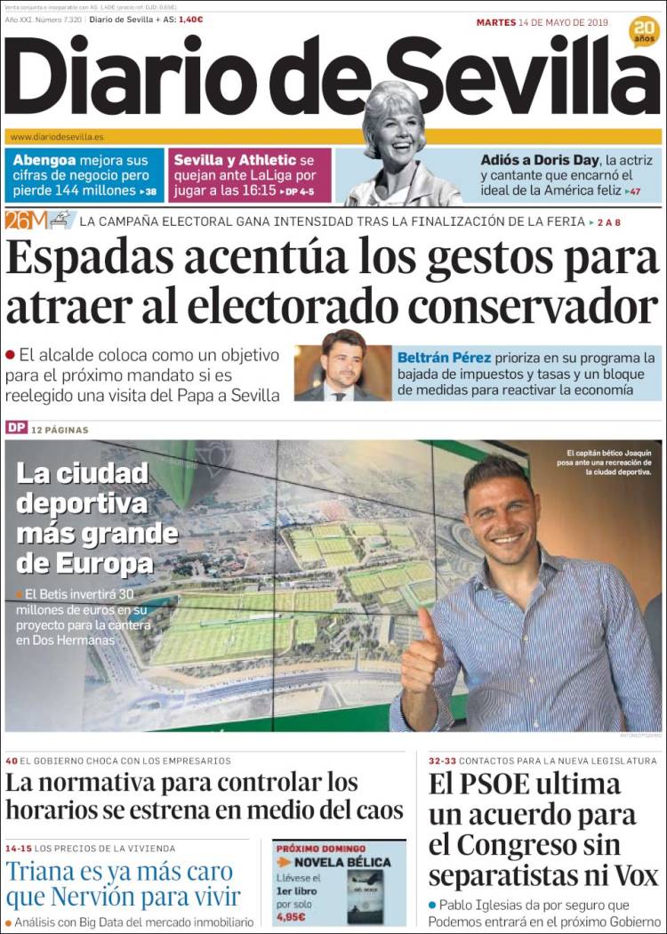 Portada de Diario de Sevilla (Espa&ntilde;a)
