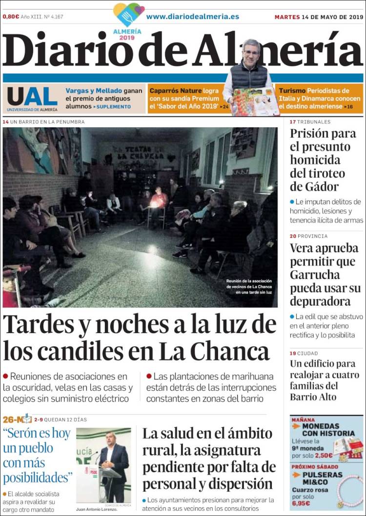 Portada de Diario de Almería (Espa&ntilde;a)
