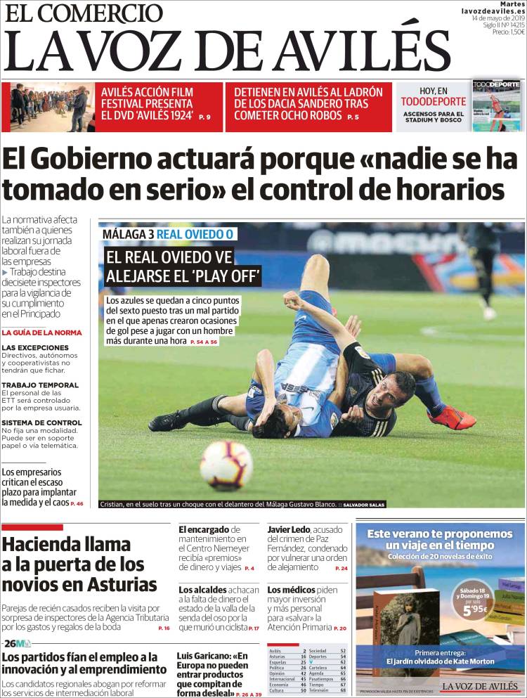 Portada de El Comercio - Avilés (Espa&ntilde;a)