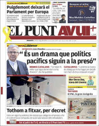 Portada de El Punt Avui (Espa&ntilde;a)