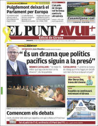 Portada de El Punt Avui - Girona (Espa&ntilde;a)