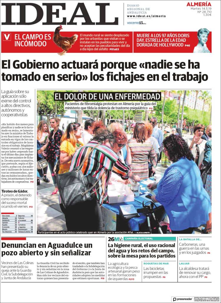 Portada de Ideal Almeria (Espa&ntilde;a)