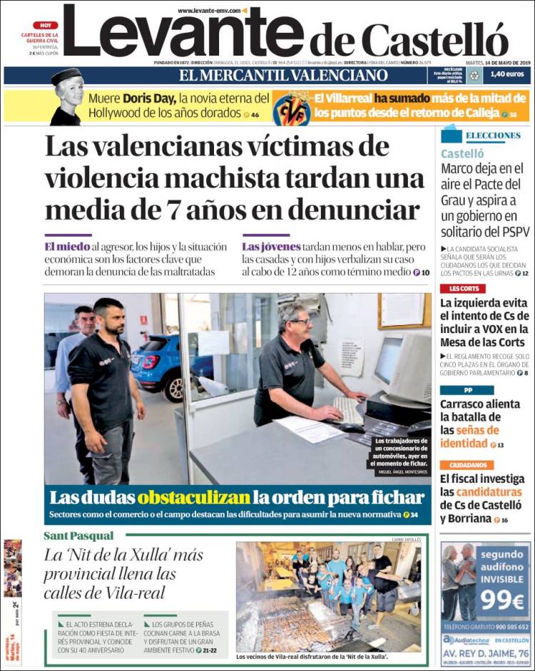 Portada de Levante de Castelló (Espa&ntilde;a)