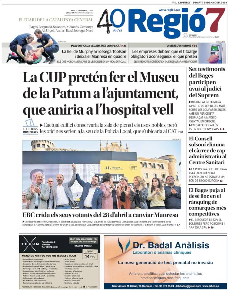 Portada de Regio7 (Espa&ntilde;a)