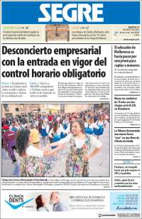 Portada de Segre  (Espa&ntilde;a)